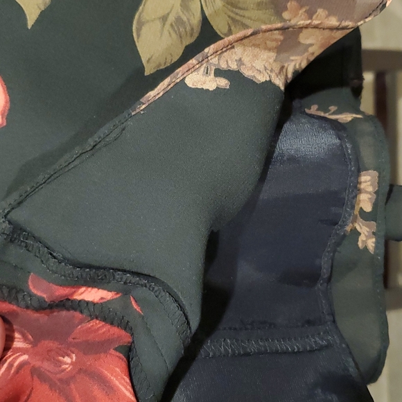 DAVID WARREN | Floral Midi Dress S/M - Picture 3 of 5